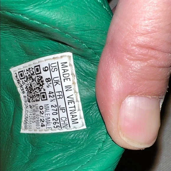 Adidas Samba OG Sneakers Size 9 Yellow Green Excellent Condition - Picture 10 of 14